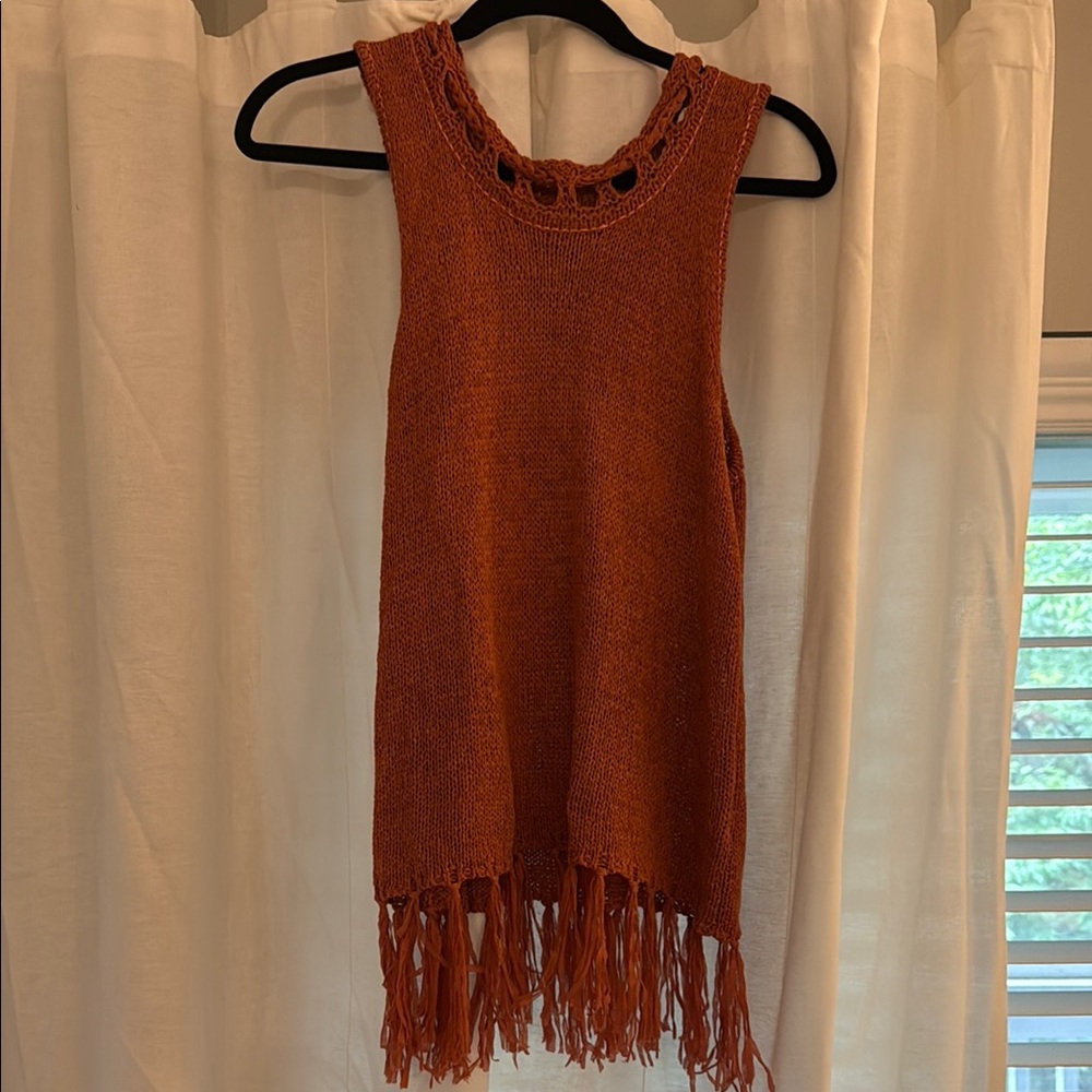 Pepin Terracotta Knit Top